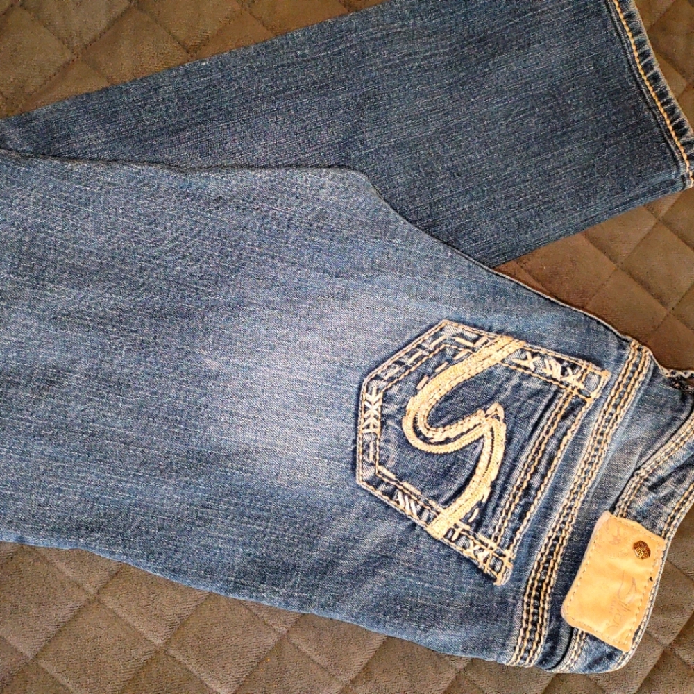 Women's Silver Tuesday Baby Boot Jeans